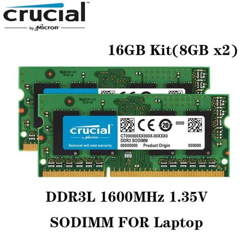 crucial ddr3l 1600 sodimm|Crucial 16GB Kit (8GBx2) DDR3L.
